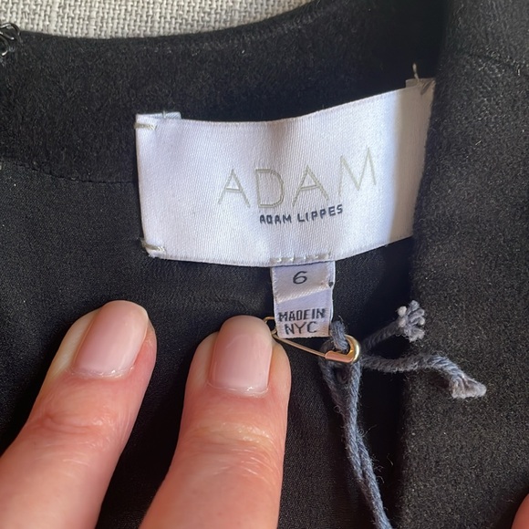 NWT ADAM ADAM Lippes Black Sleeveless dress size 6 - Picture 9 of 16